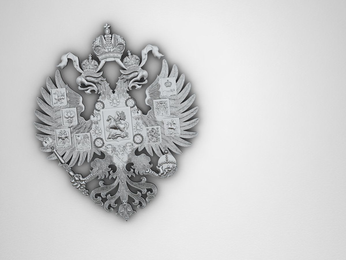 Gerb Rasm Gerb 6 coat of arms of the Russian Empire 3D model 3D printable | CGTrader