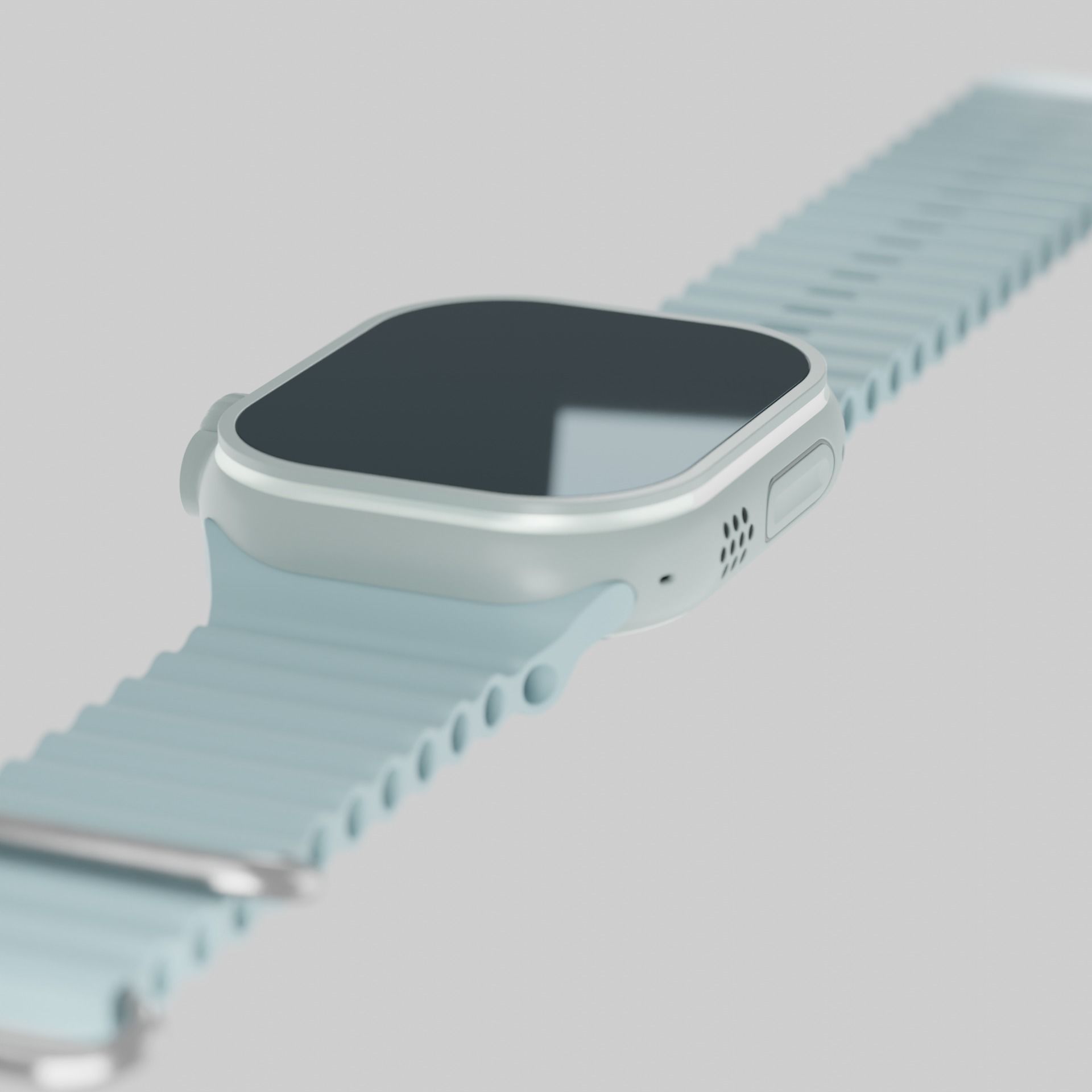 Applewatch Ultra High poly 3D model_4