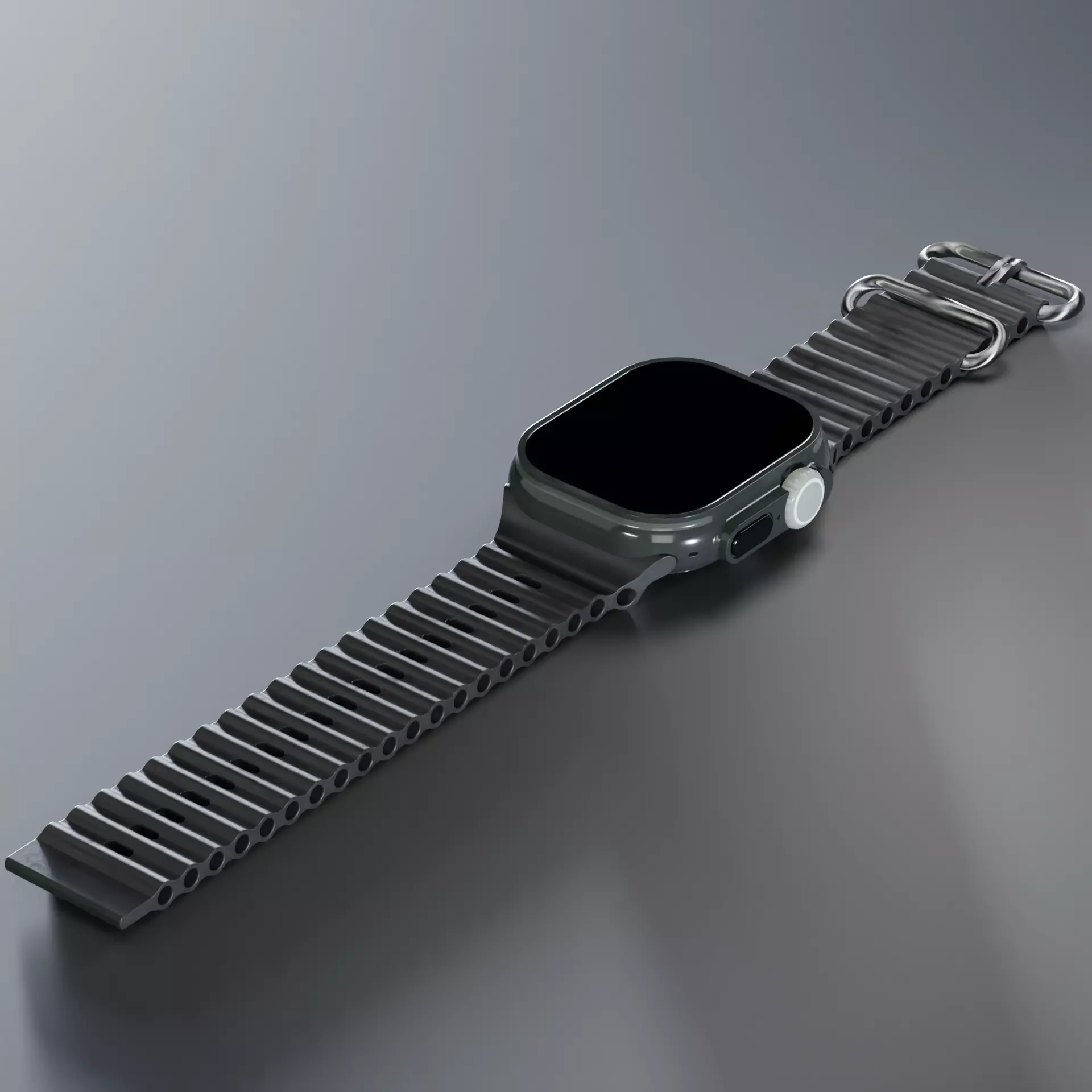 Applewatch Ultra High poly 3D model_0