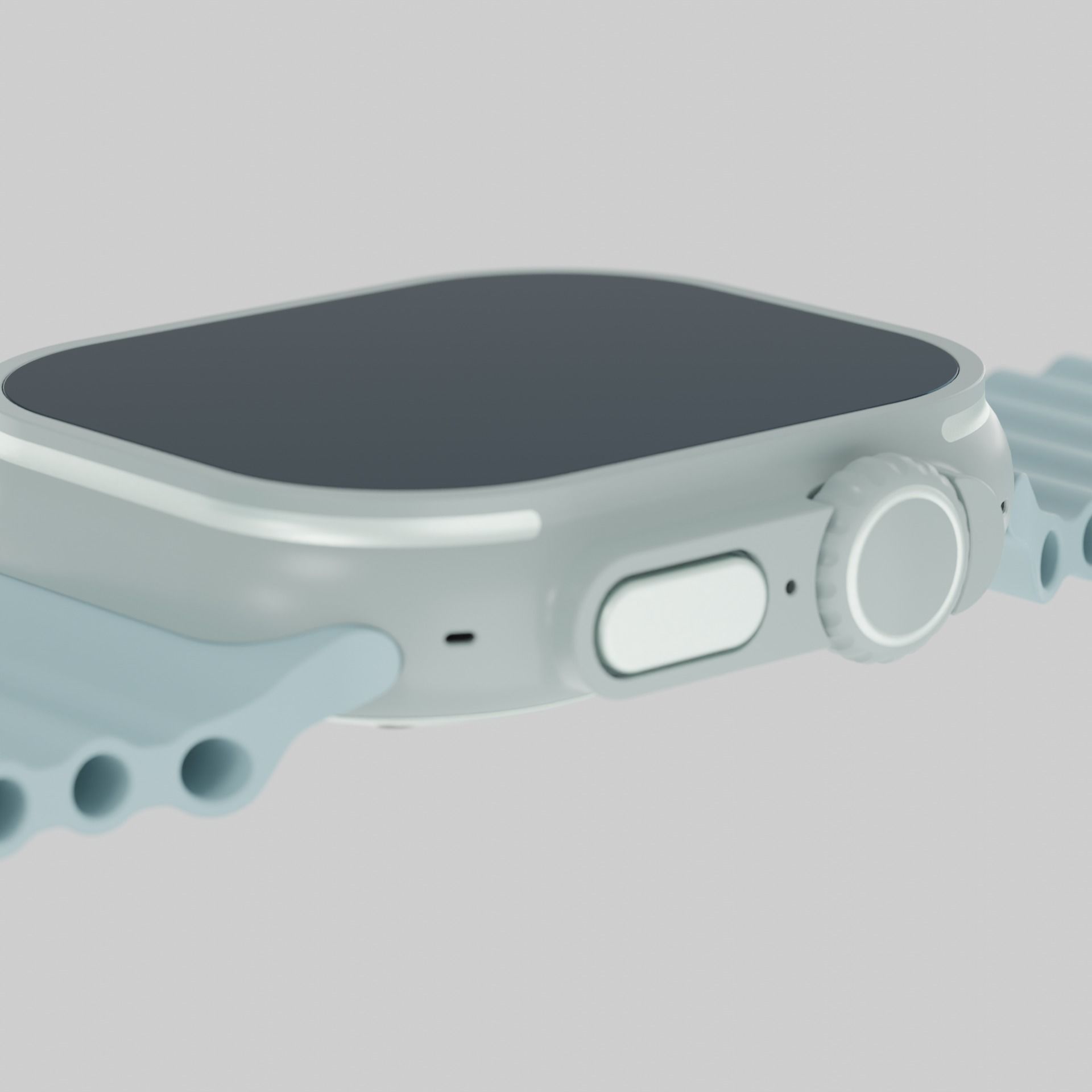 Applewatch Ultra High poly 3D model_3
