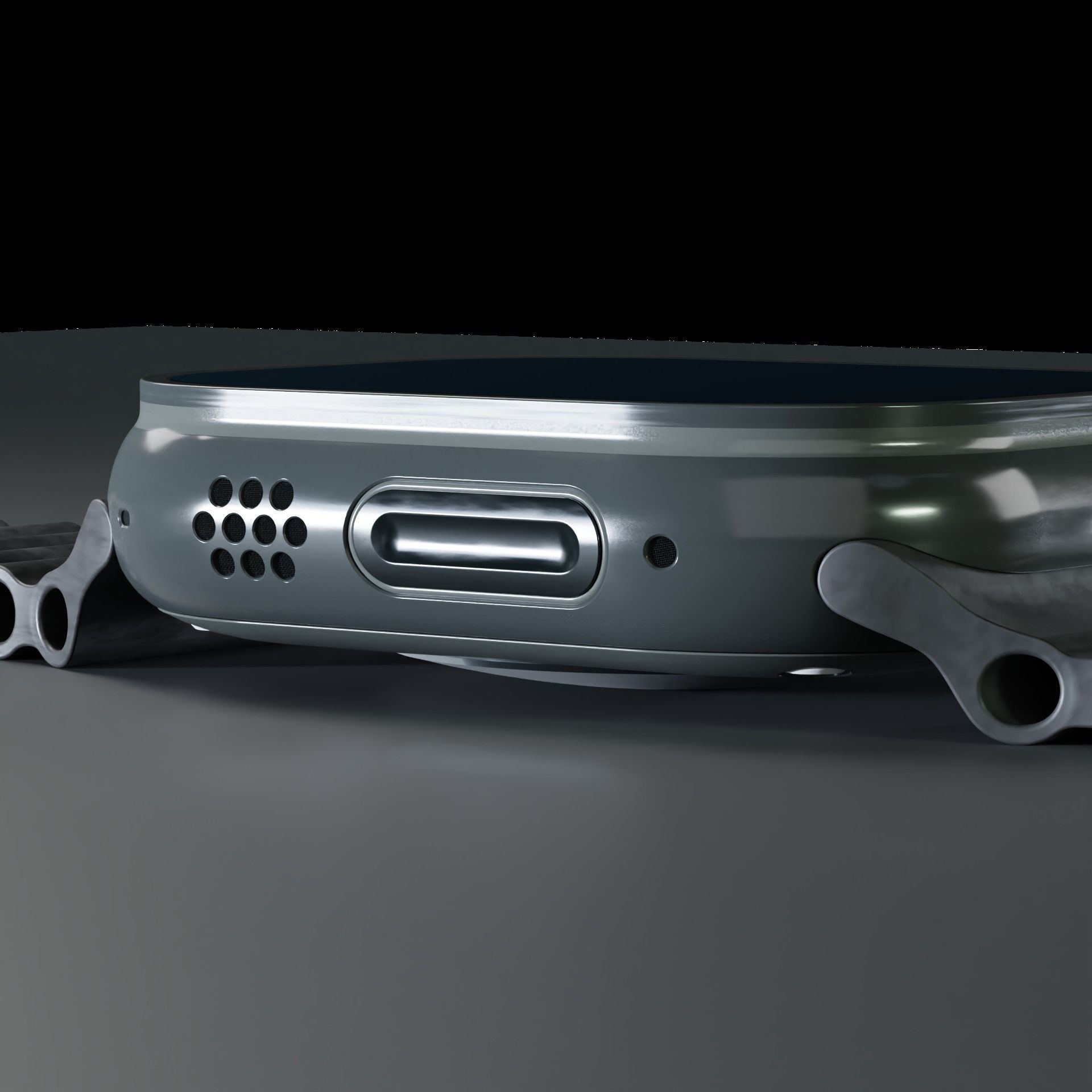 Applewatch Ultra High poly 3D model_1