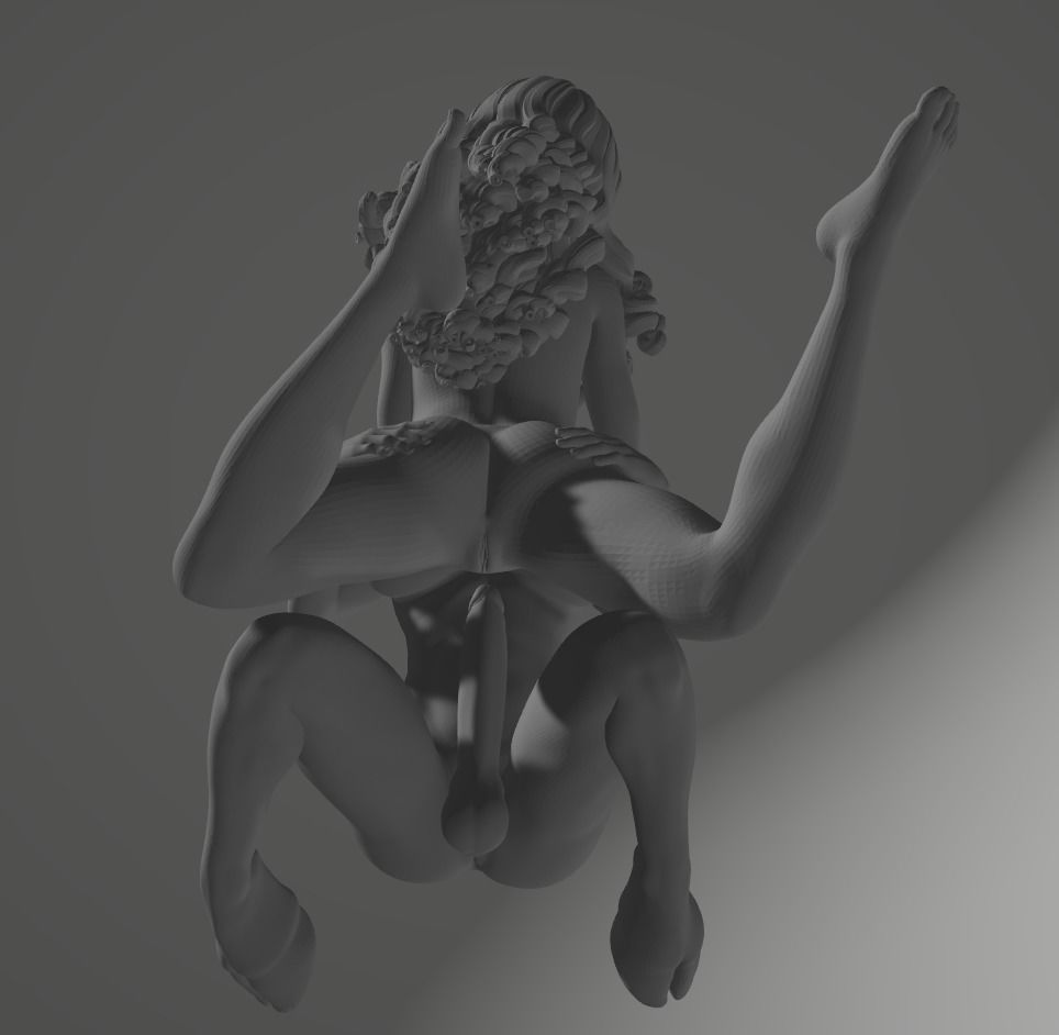 Devil love 3D print model_2