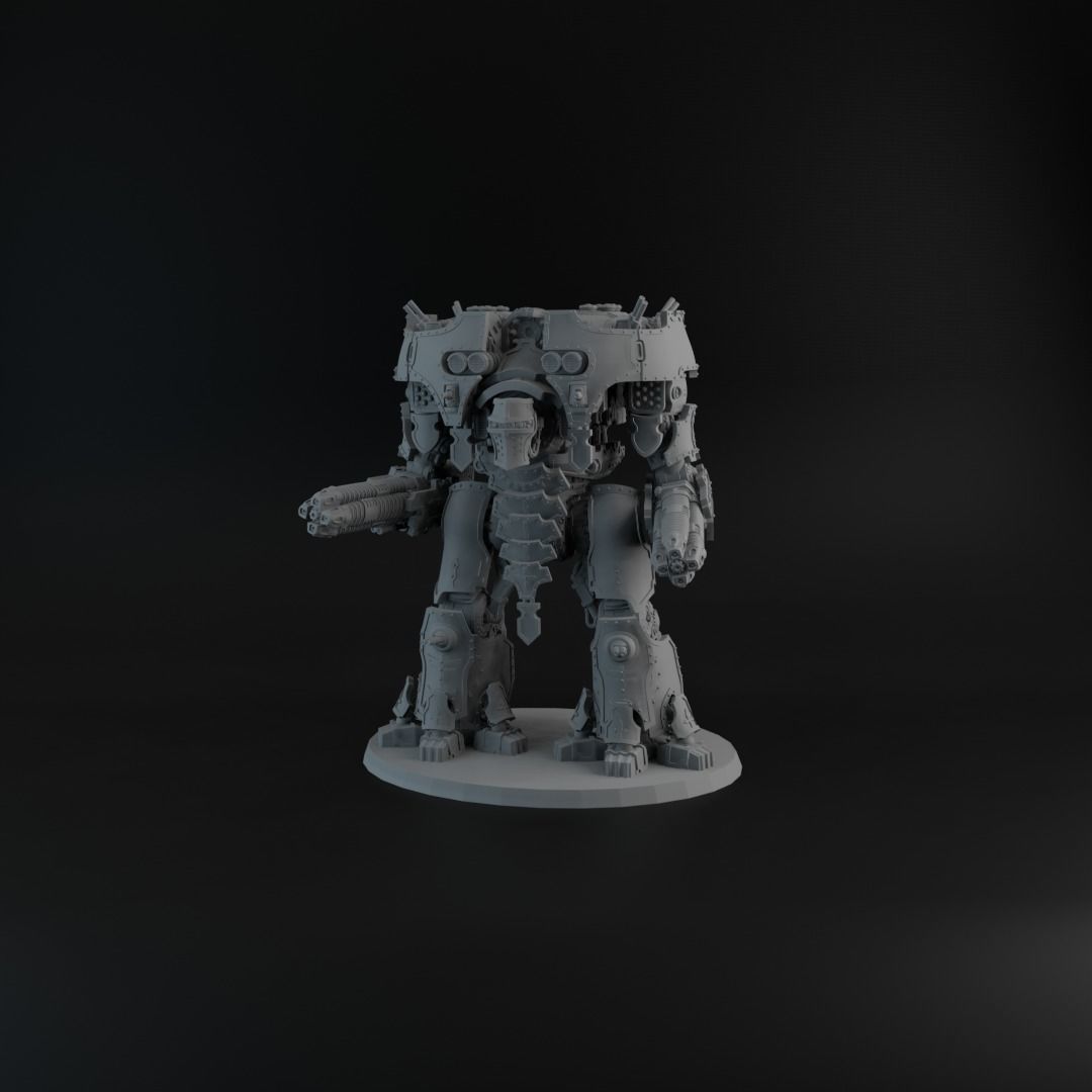 Professional warrior 3D print model_6