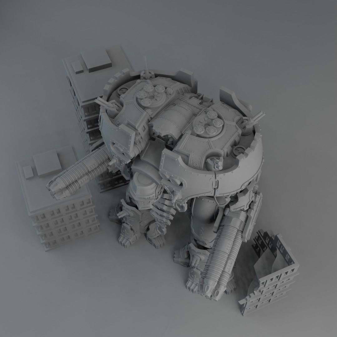 Professional warrior 3D print model_2