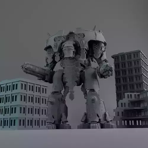 Professional warrior 3D print model