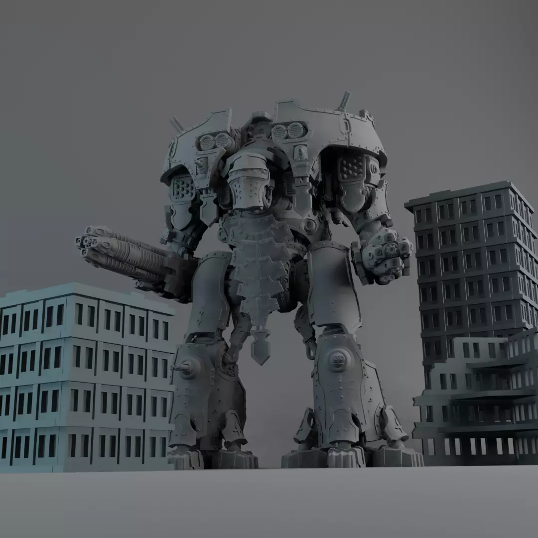 Professional warrior 3D print model_0