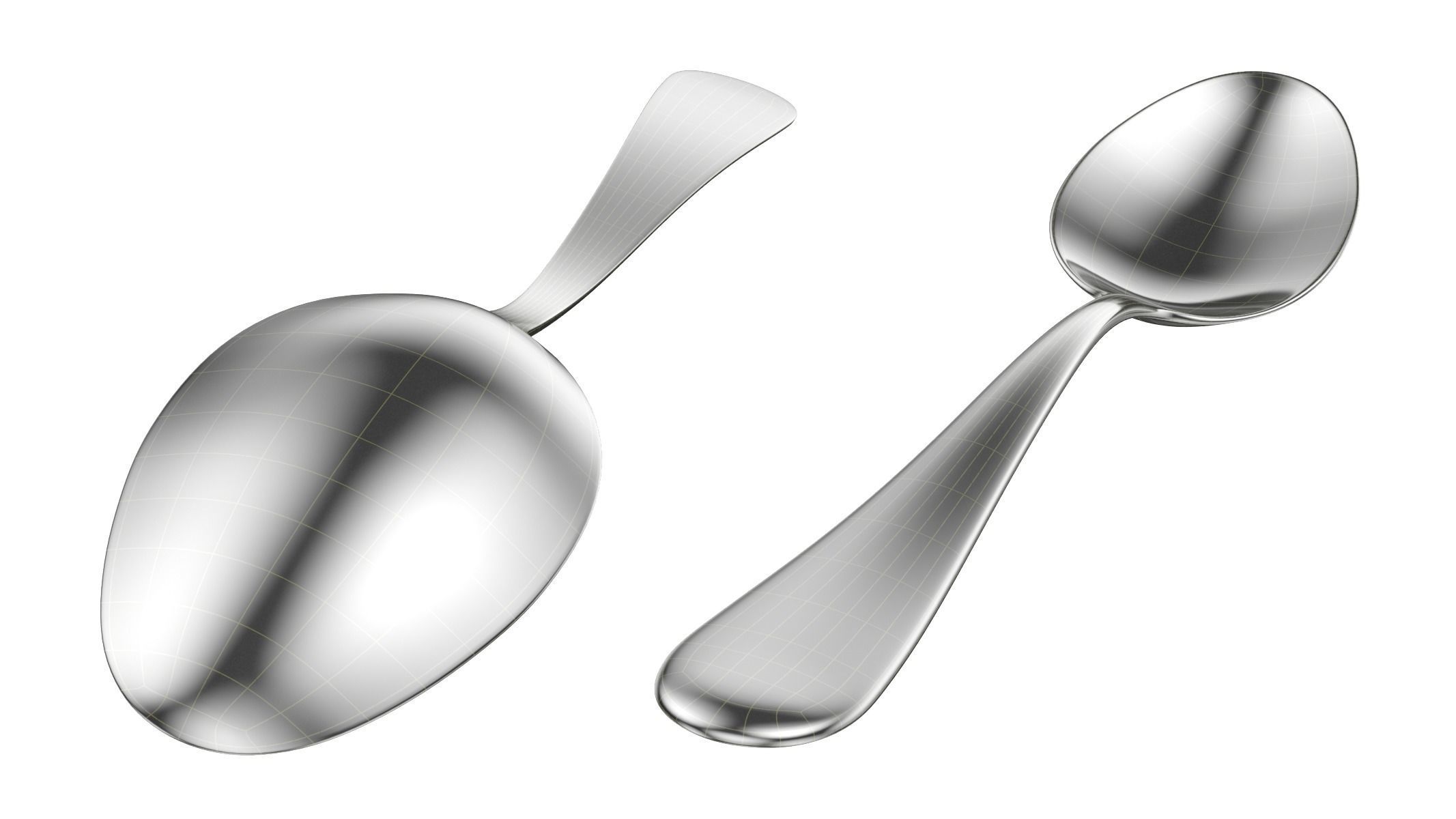 Table Dinner Spoon Generic Cutlery 3D model_14