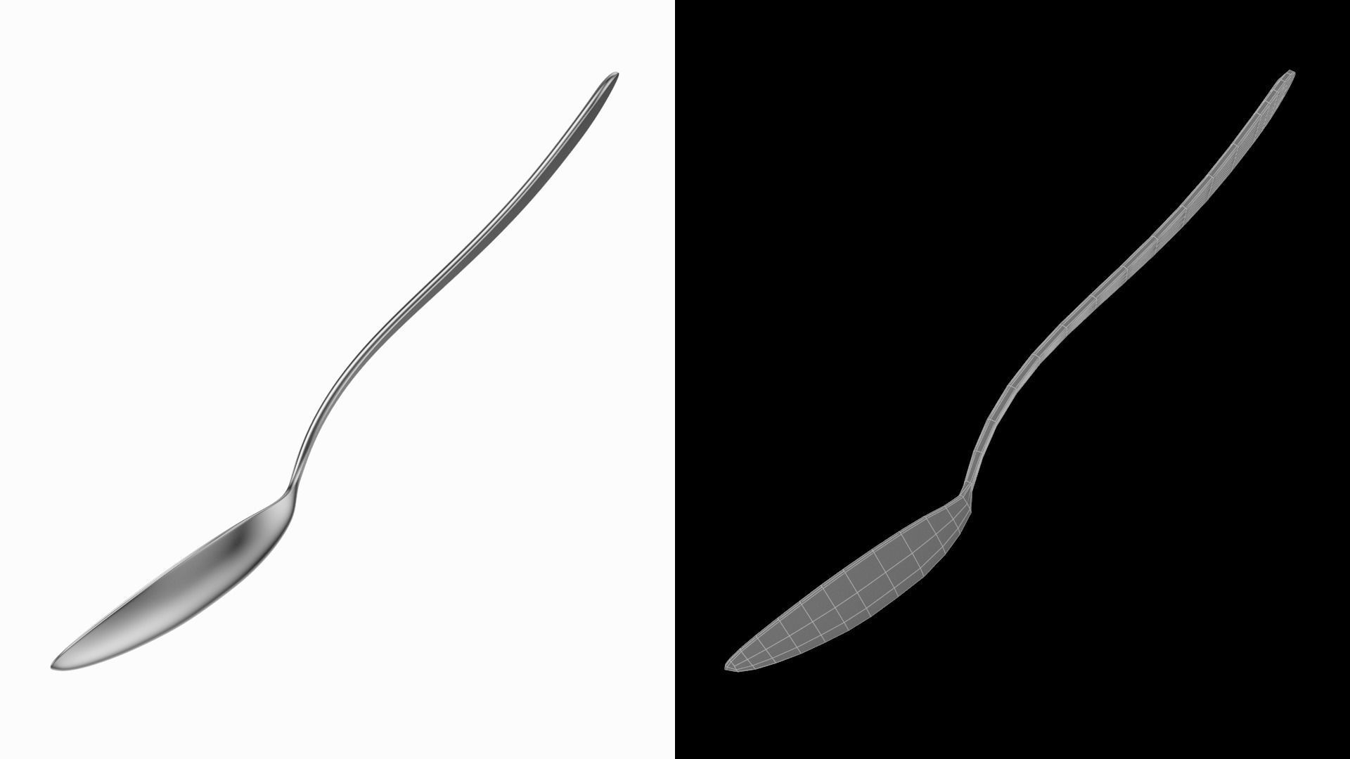 Table Dinner Spoon Generic Cutlery 3D model_12