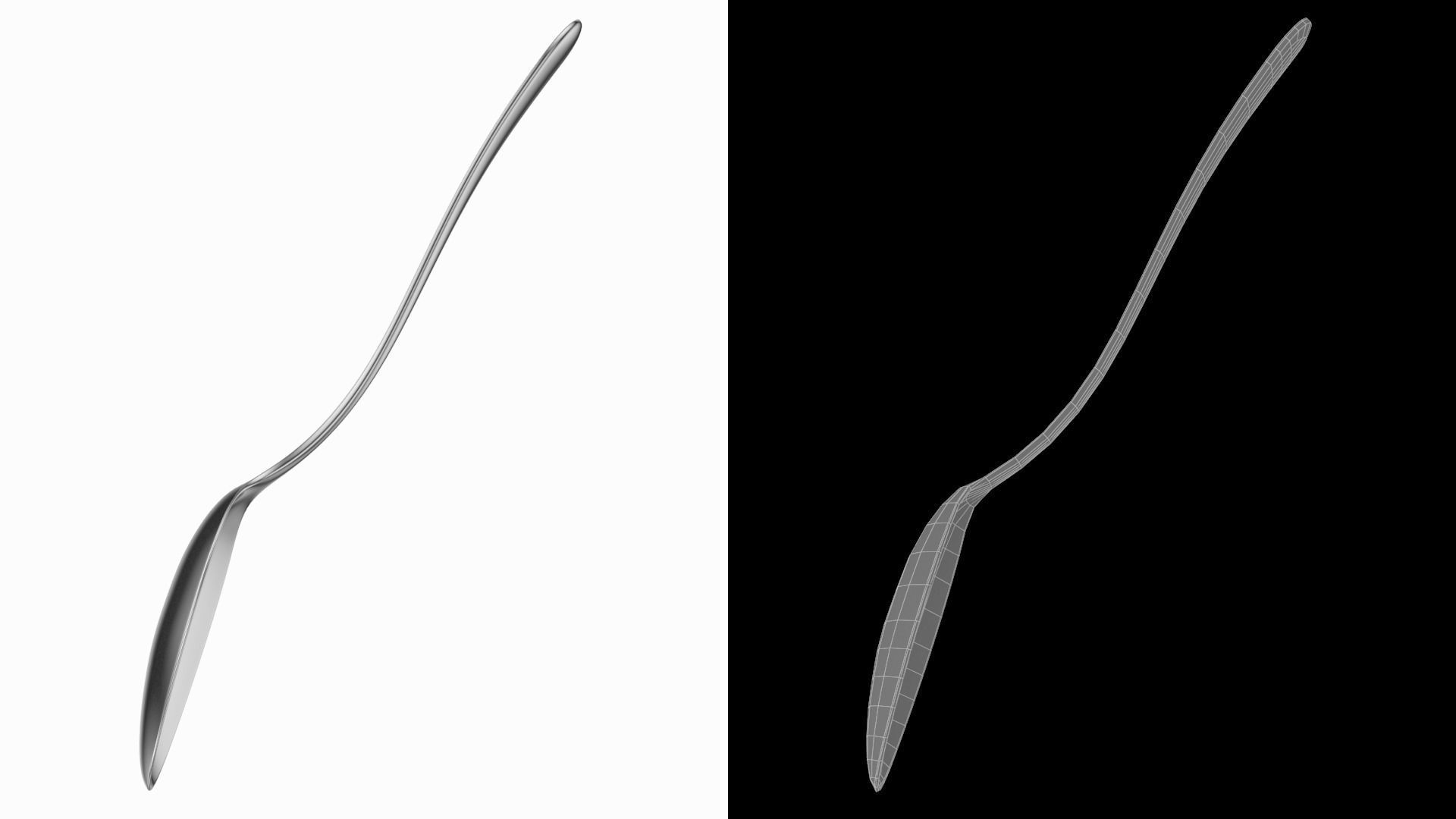 Table Dinner Spoon Generic Cutlery 3D model_6