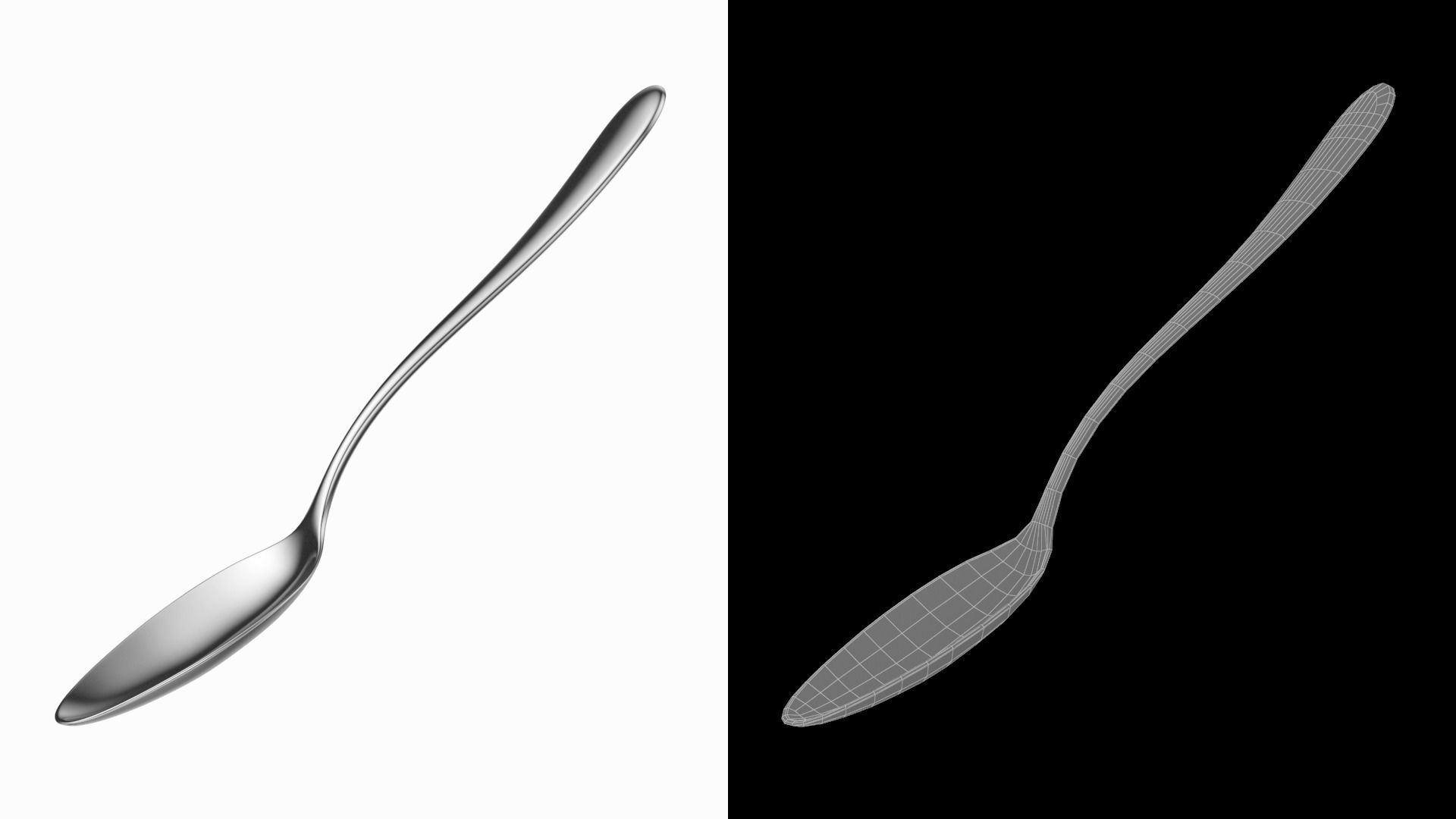 Table Dinner Spoon Generic Cutlery 3D model_13