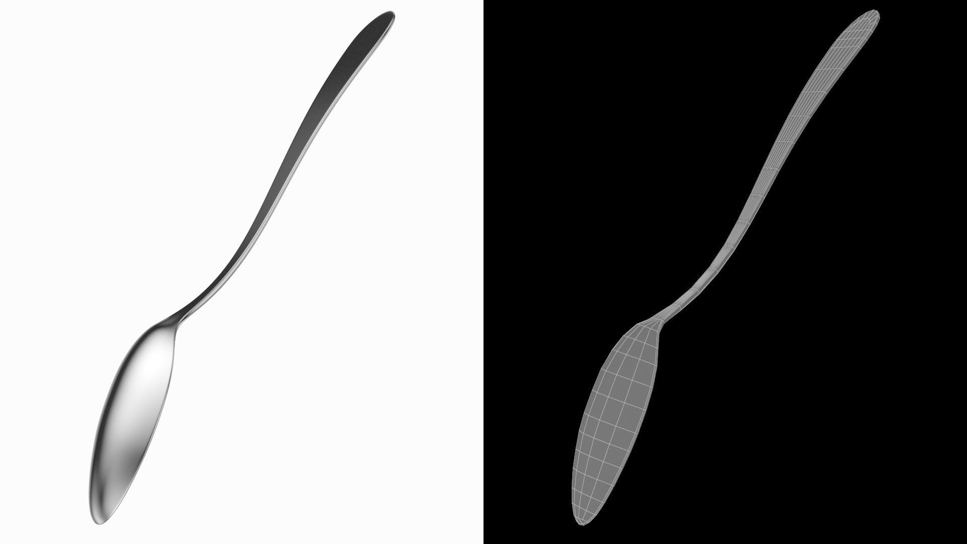 Table Dinner Spoon Generic Cutlery 3D model_7