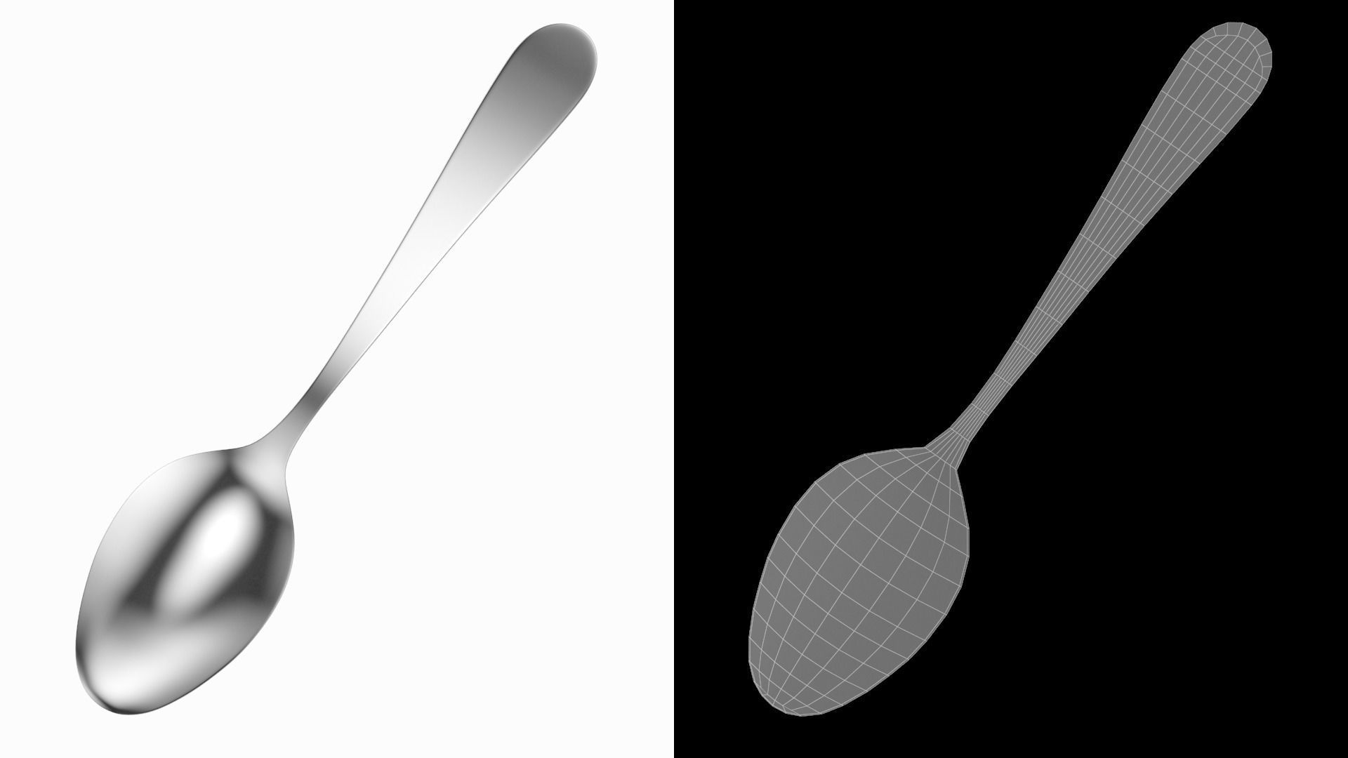 Table Dinner Spoon Generic Cutlery 3D model_9