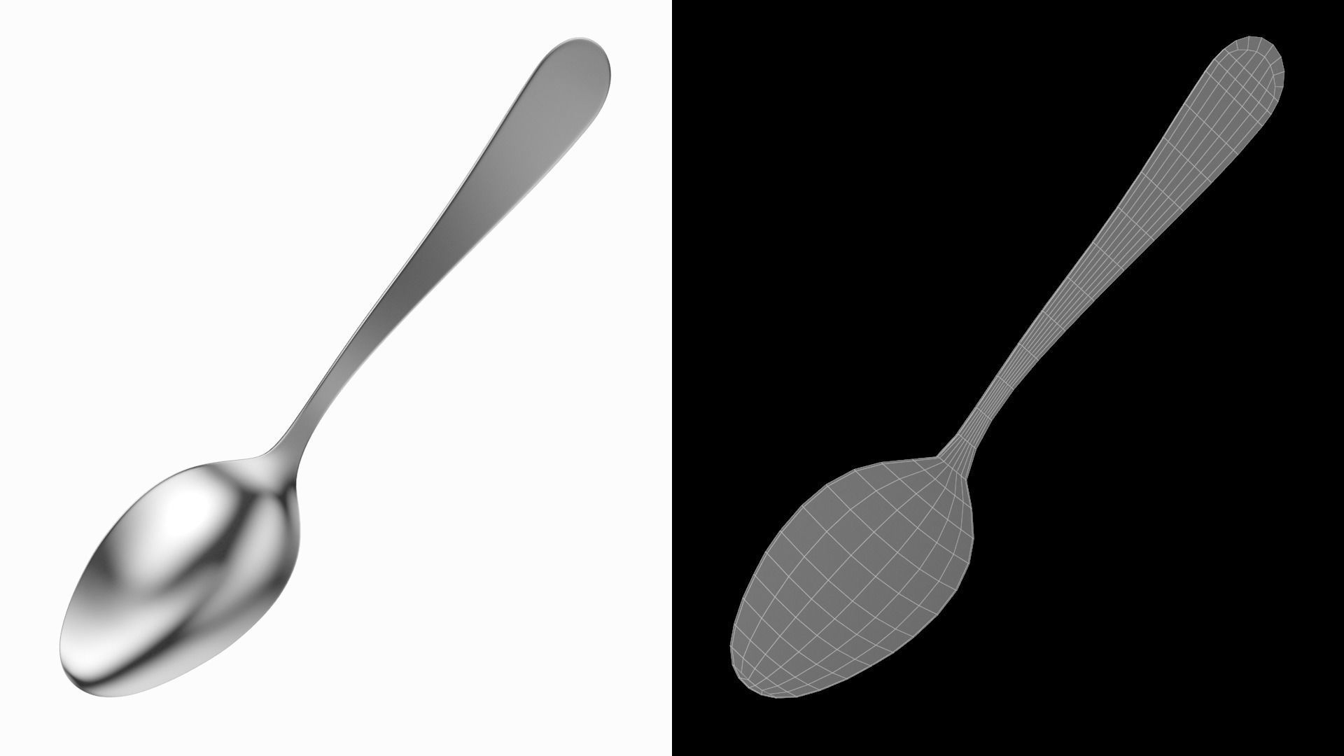 Table Dinner Spoon Generic Cutlery 3D model_10