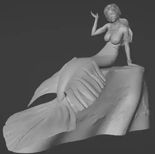 Sexy Mermaid 3D print model