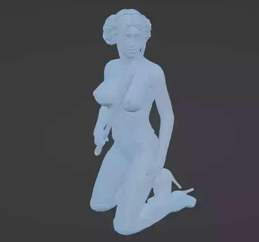 Mistress girl 3D print model