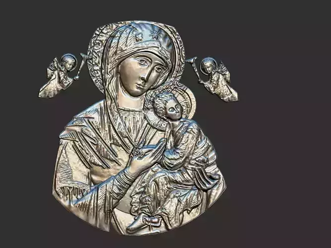 Our Lady of Perpetual Help - Traditional Perpetuo Socorro 3D print model