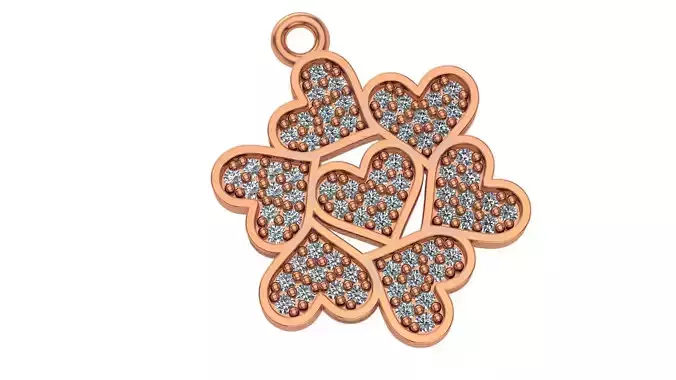 Heart Bubble Pendant