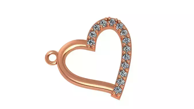 Heart Love Charm Pendant