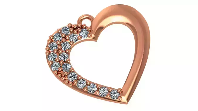 Heart Love Pendant charm