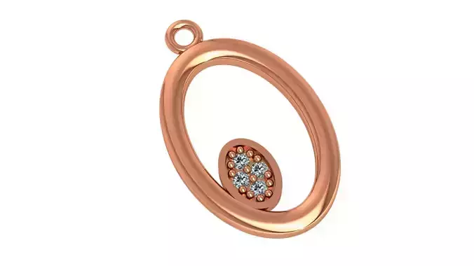 Circle Charm Pendant Necklace