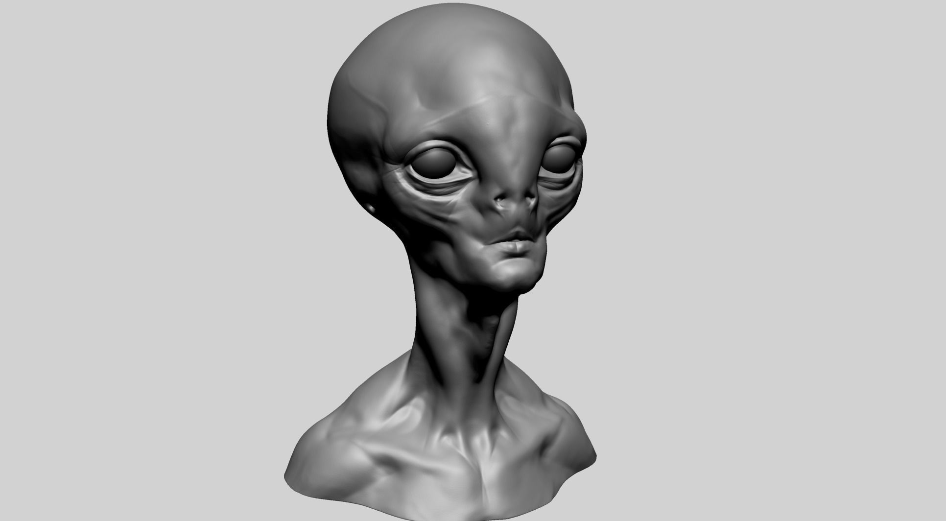 Alien Head 3D model_10
