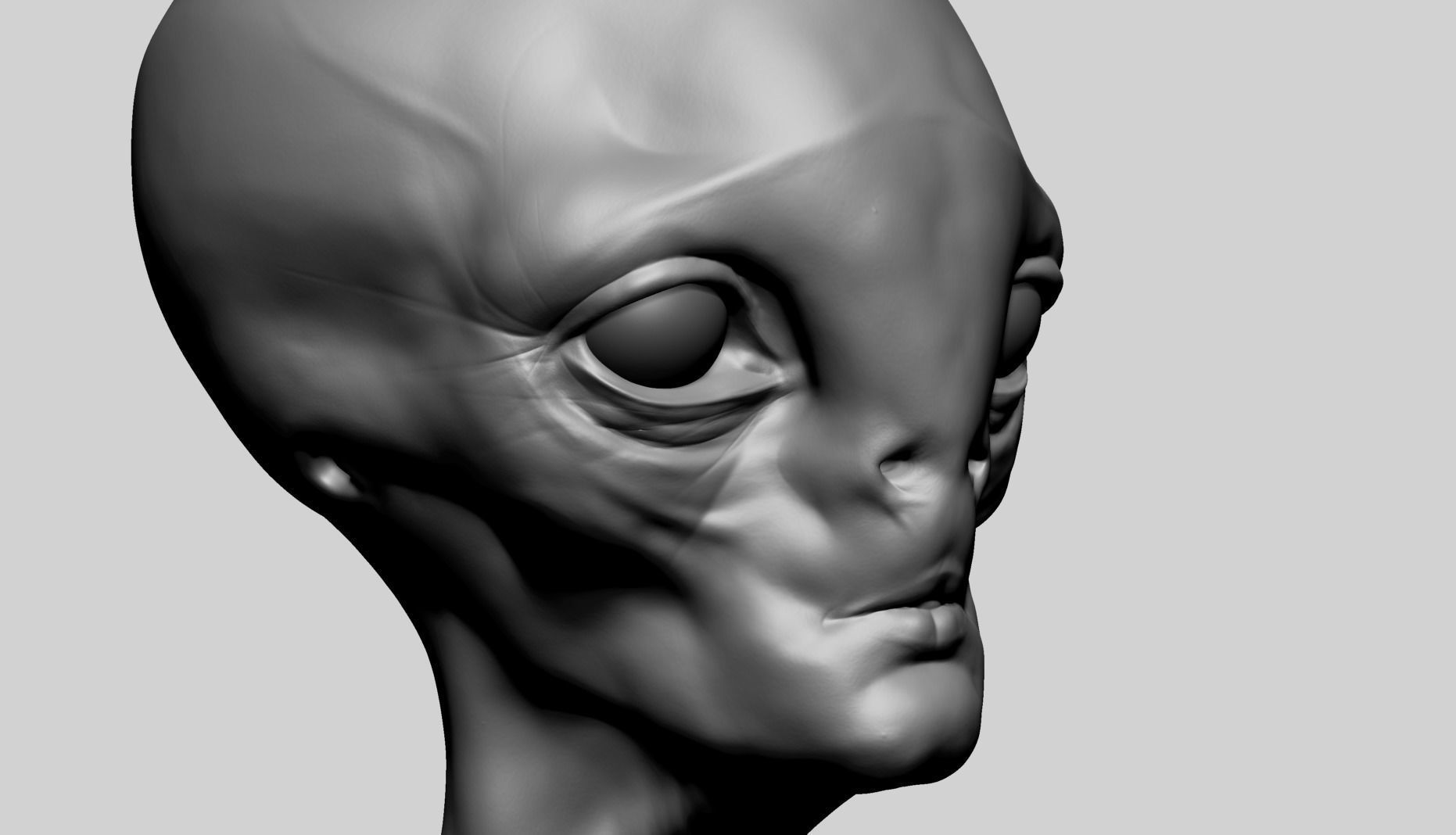 Alien Head 3D model_11
