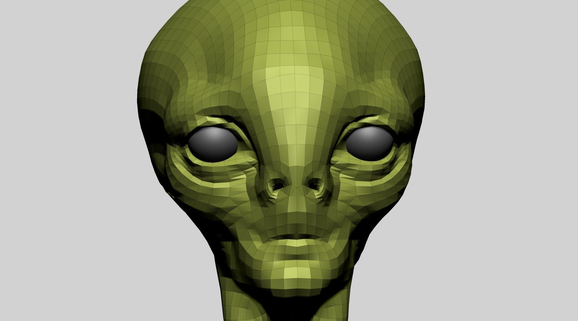 Alien Head 3D model_13