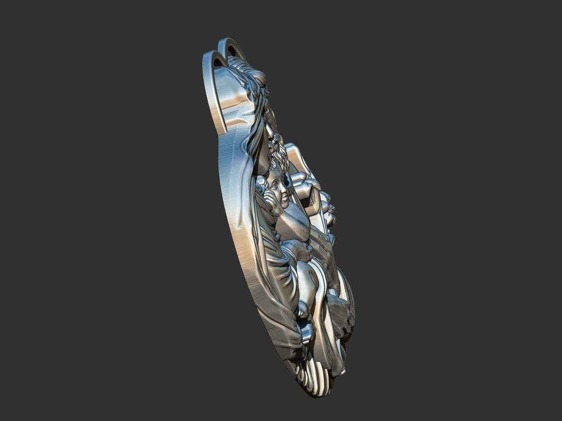 Jesus Family  3D print model_6