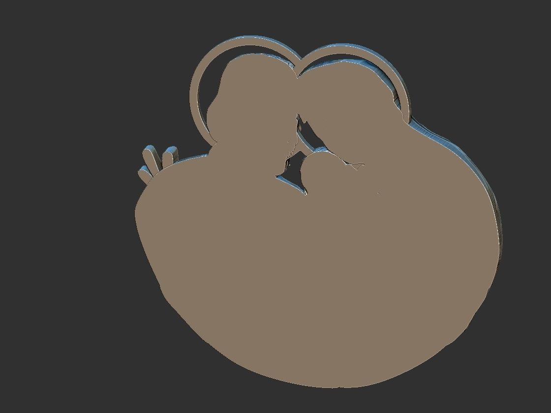 Jesus Family  3D print model_7