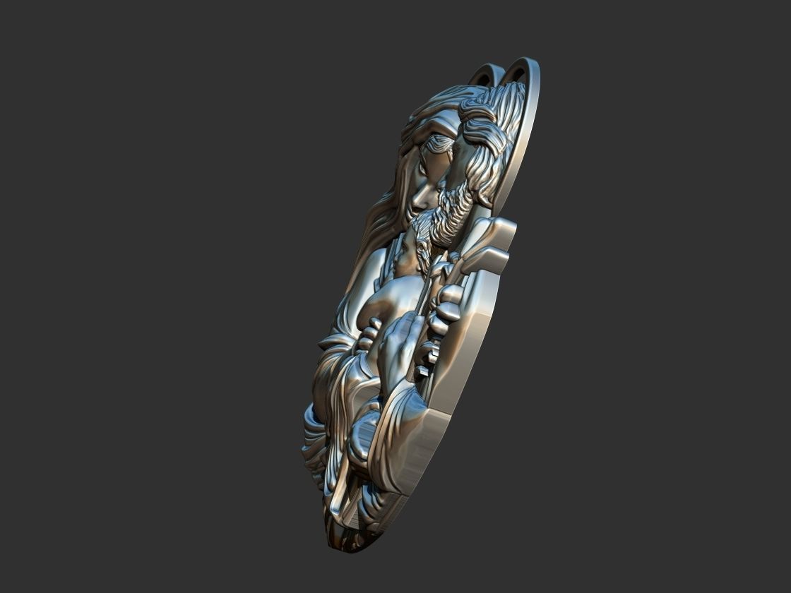 Jesus Family  3D print model_9