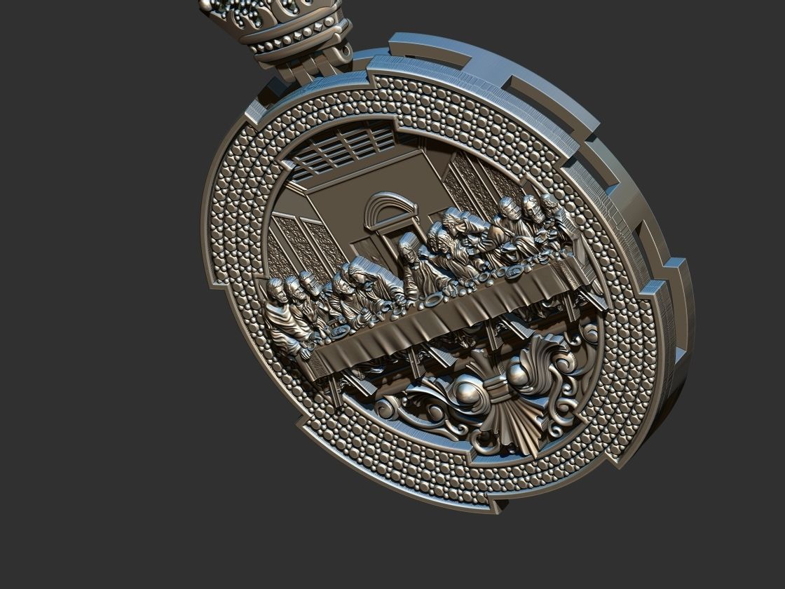Santa Ceia -  3D print model_20