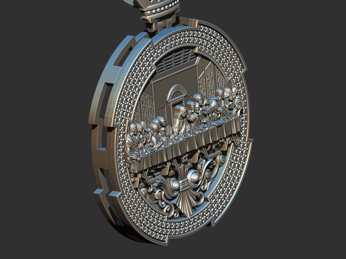 Santa Ceia -  3D print model_19