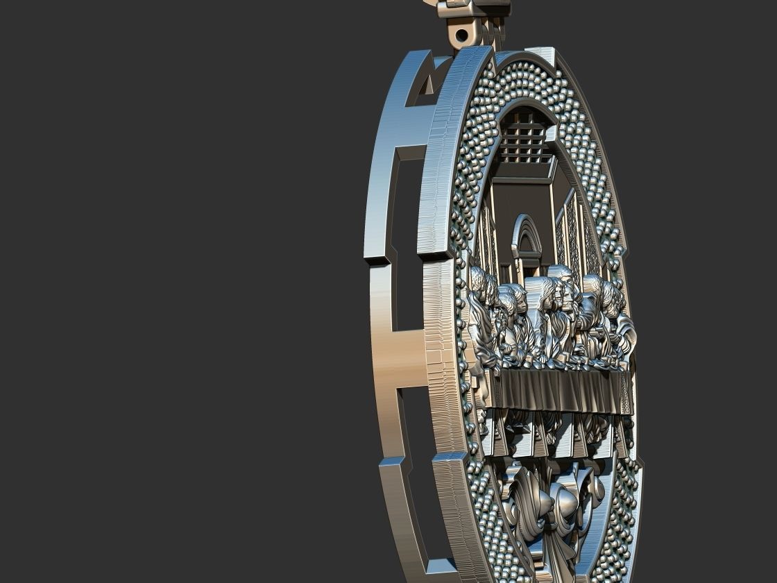 Santa Ceia -  3D print model_5