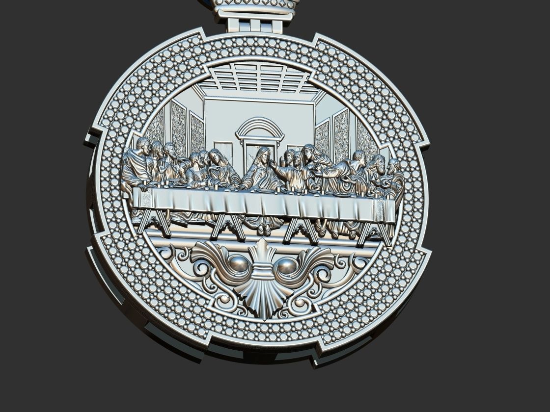 Santa Ceia -  3D print model_18