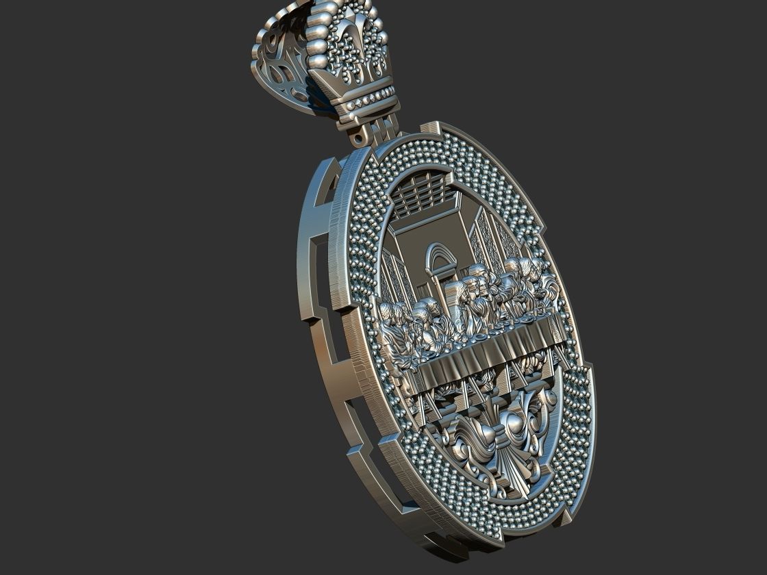 Santa Ceia -  3D print model_13