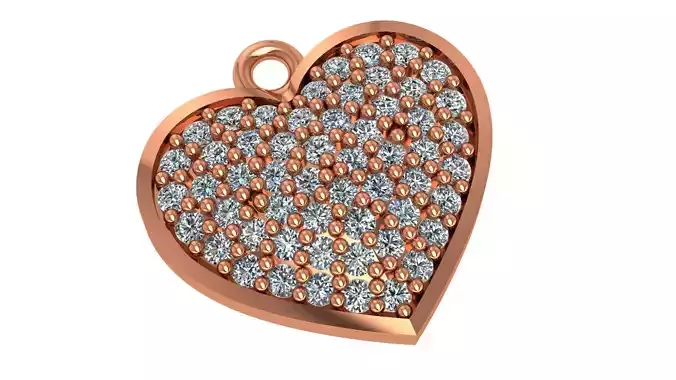 Heart Pendant 3D print model