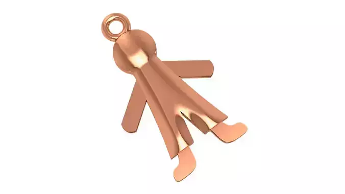 Kid Charm Pendant Necklace