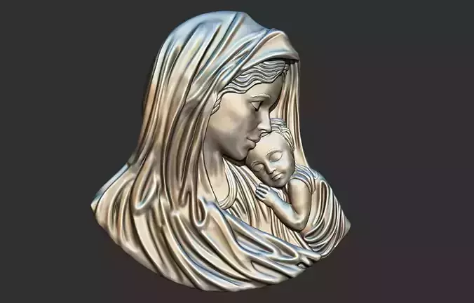 Our Lady of Divine Providence - Divina Providencia  3D print model