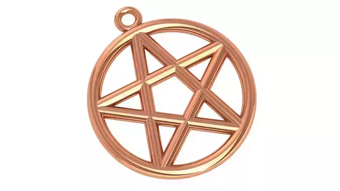 Pentagram Necklace Charms Pendant