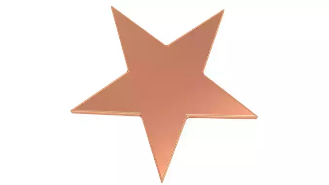 Star Charm Necklace Pendant 3D print model