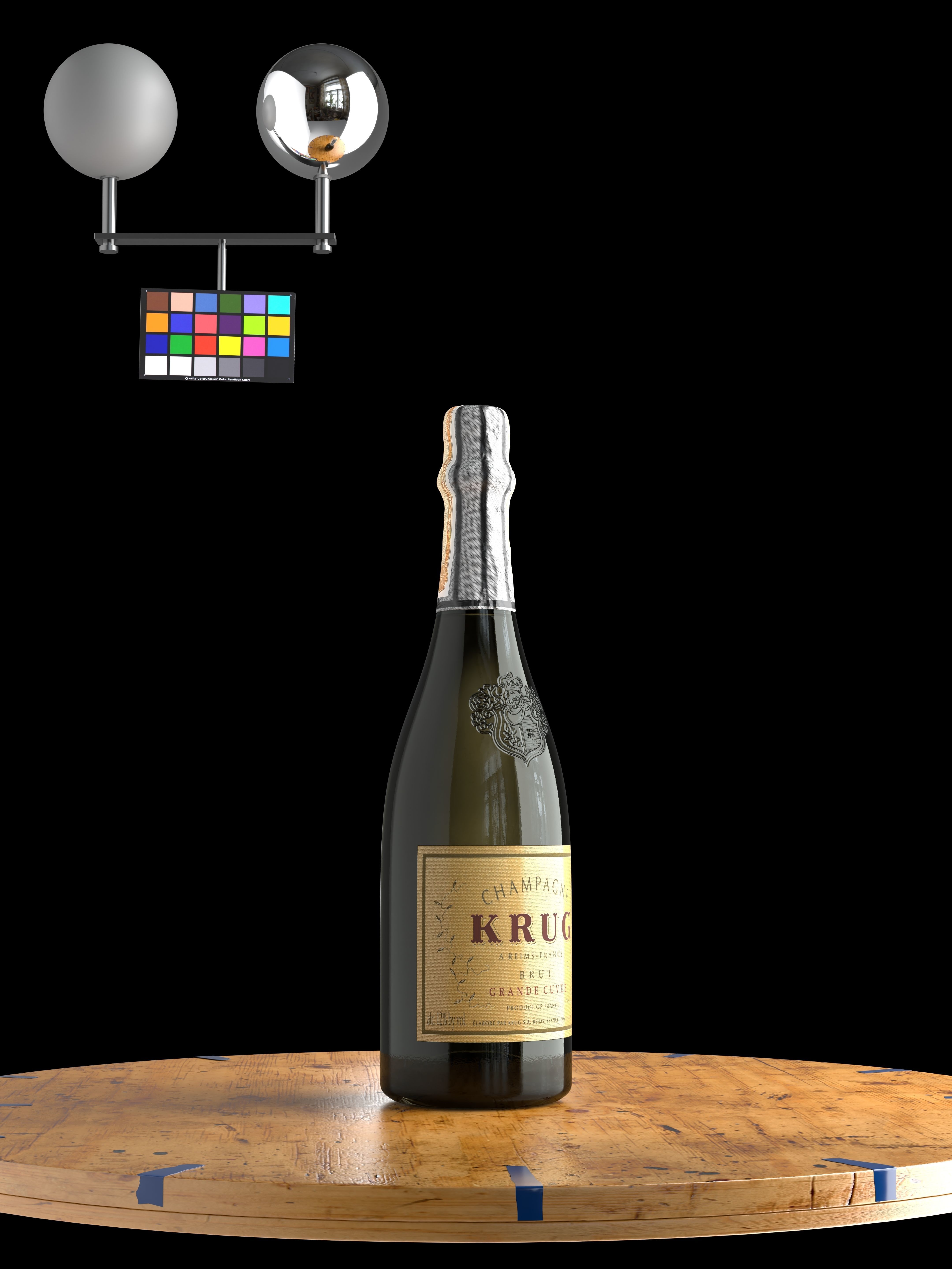 Champagne Bottles Pack - Hero Assets - Realistic 3D model_5