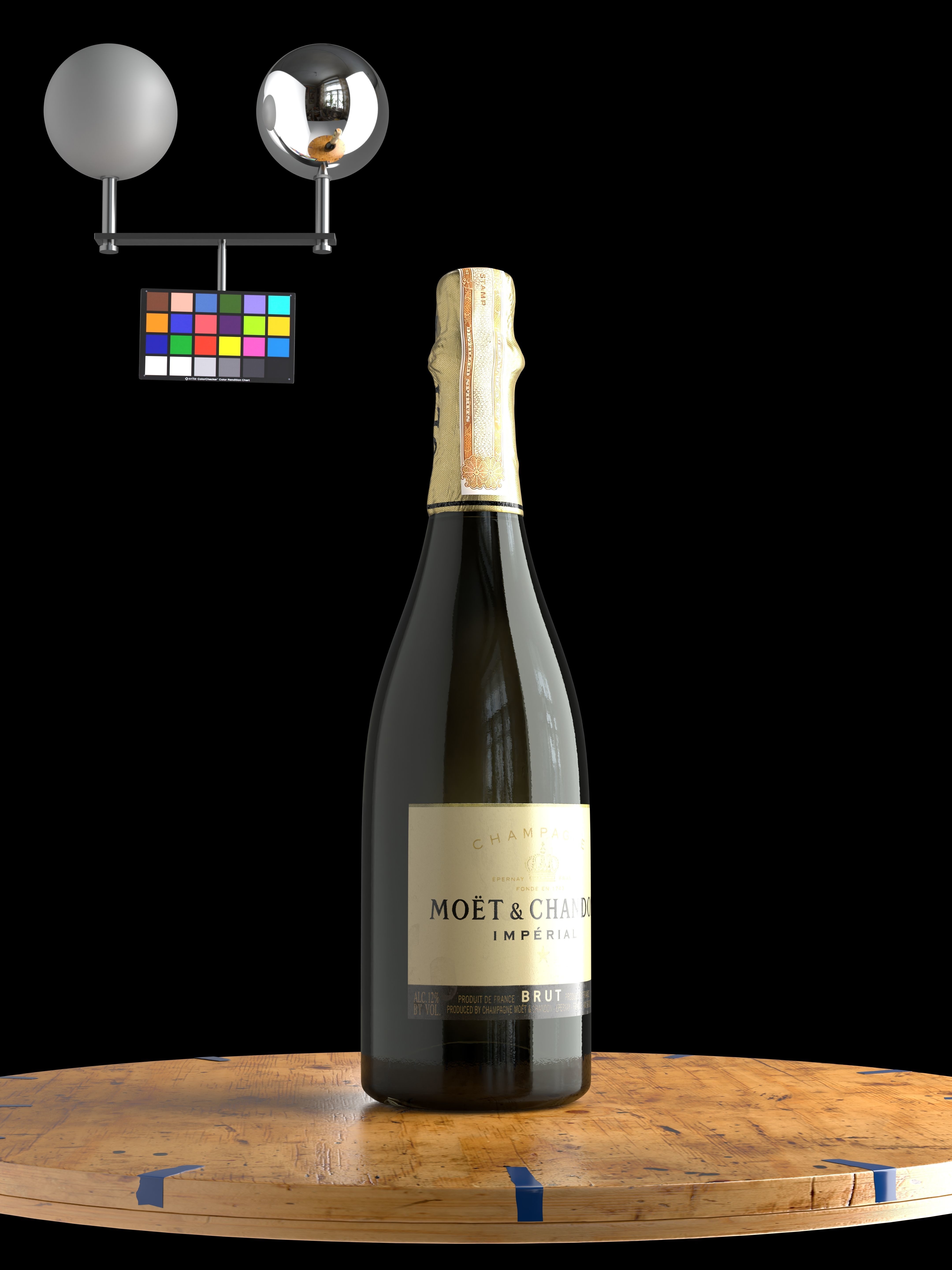 Champagne Bottles Pack - Hero Assets - Realistic 3D model_8