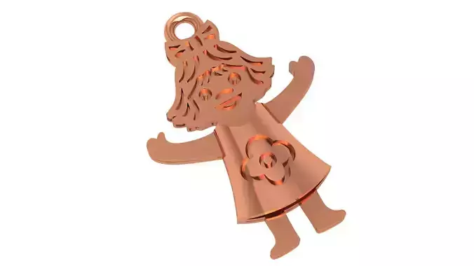 Happy Kid Charm Necklace Pendant