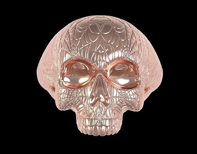 Stunning Magic Skull Ring 3D model
