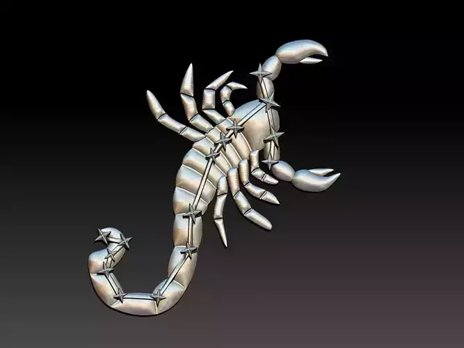 scorpio constellation - escorpiao 3D print model
