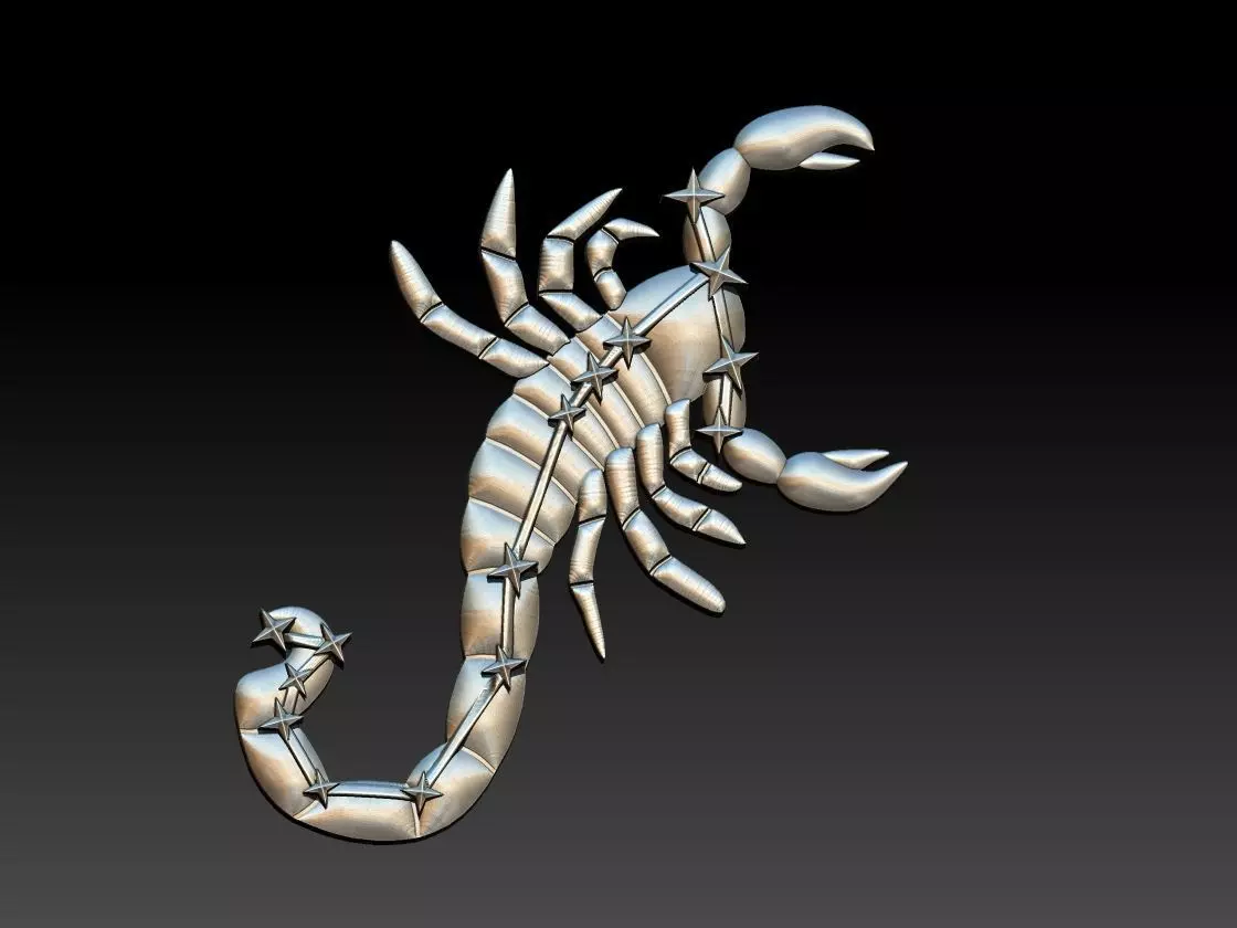 scorpio constellation - escorpiao 3D print model_0