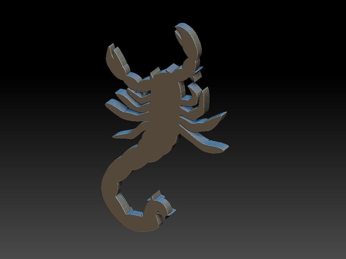 scorpio constellation - escorpiao 3D print model_9