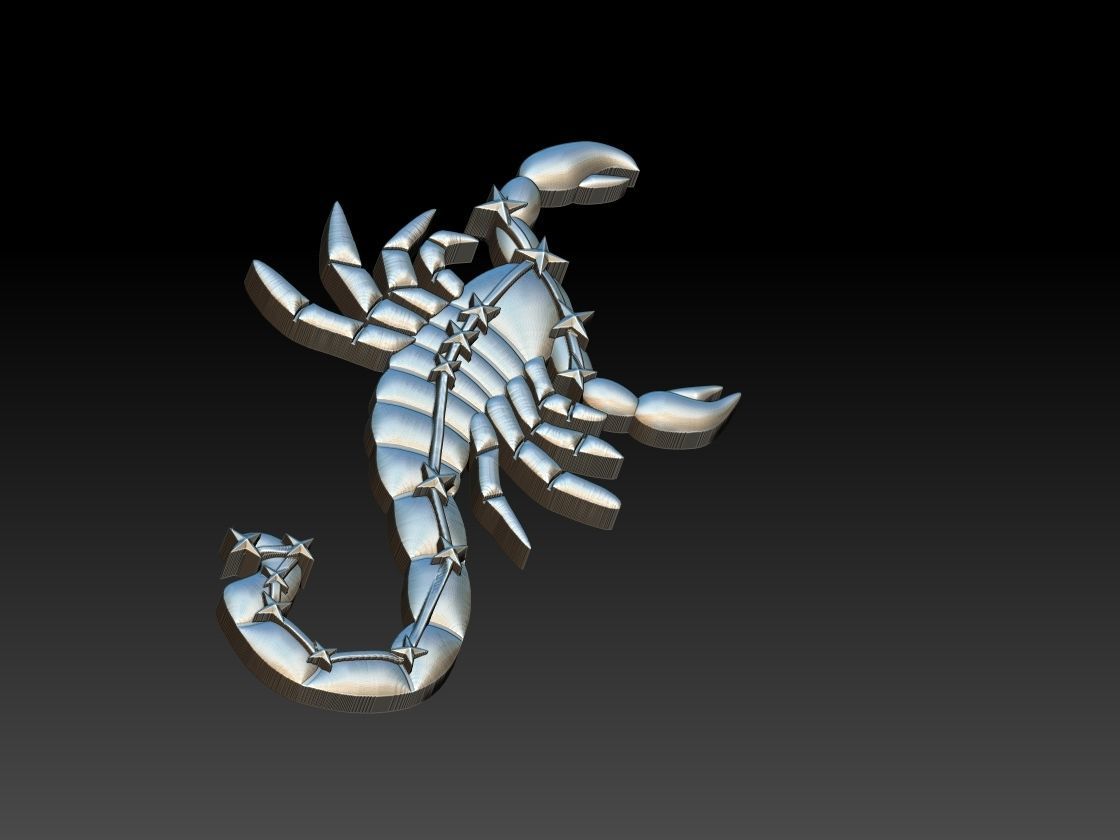scorpio constellation - escorpiao 3D print model_5