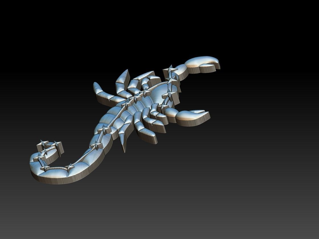 scorpio constellation - escorpiao 3D print model_3