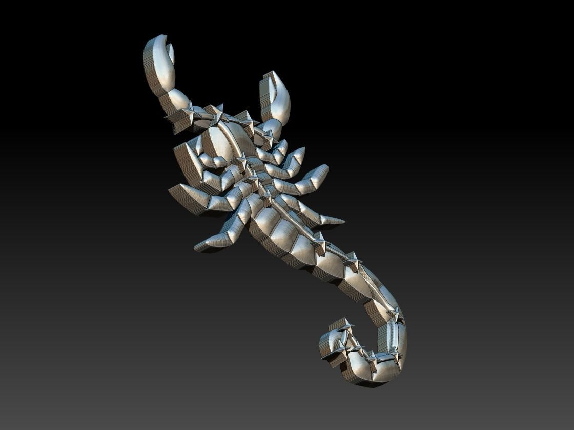 scorpio constellation - escorpiao 3D print model_7